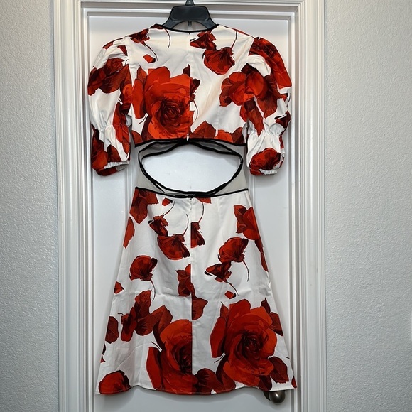 Women’s Autumn Adeigbo red Gisele Dress Dress Sz 8‎ - Picture 13 of 14